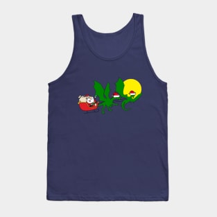 Dragon Reindeer Christmas Sleigh Tank Top